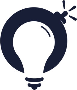 Boofkay Bomb-Shaped Lightbulb Logo