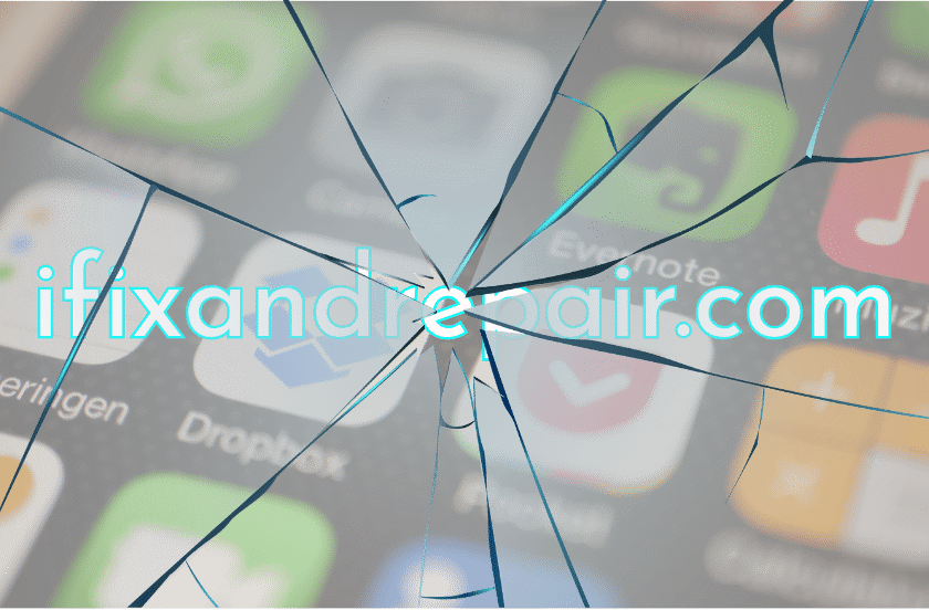 Cracked Phone Screen Image For Ifixandrepair Jupiter Florida Phone Repair.
