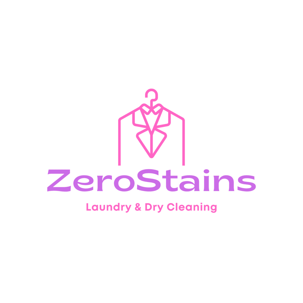 Zerostains Clothing Hanger Logo Representing Laundry And Dry-Cleaning Services